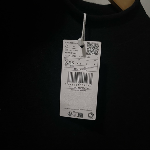 BNWT Mango Knit Slit Maxi Dress - Picture 6 of 7